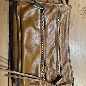HOBO Tan Leather Crossbody Bag